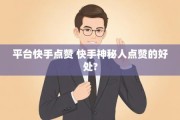快手评论点赞在线平台(赞快手评论网站)