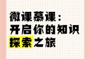什么是刷慕课(慕课刷课是怎么刷的)
